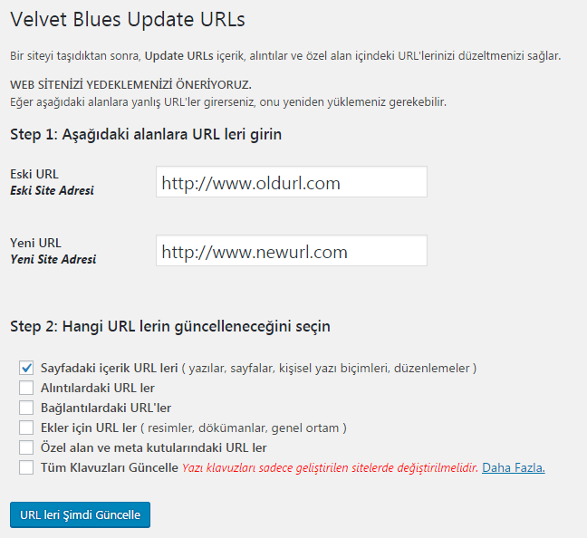 Velvet Blues Update URLs