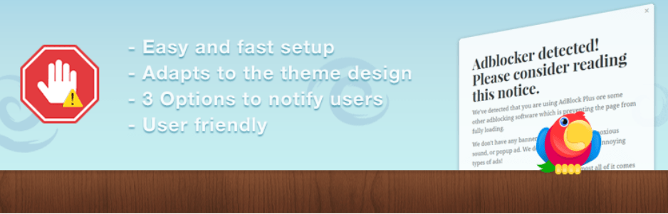 ad blocker notify wordpress eklentisi