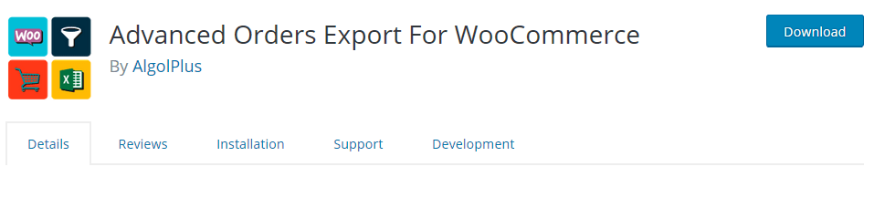wordpress eklentisi advanced orders export for woocommerce