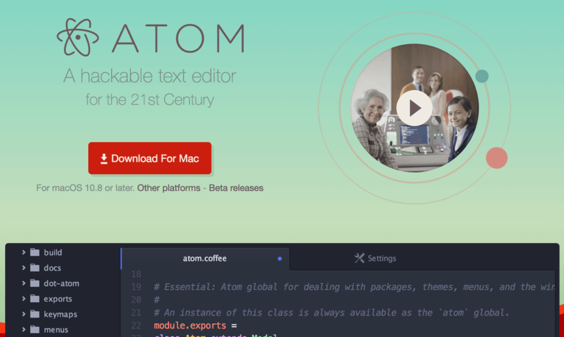 atom editör