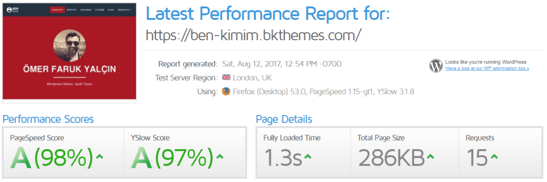 firefox test ben kimim teması