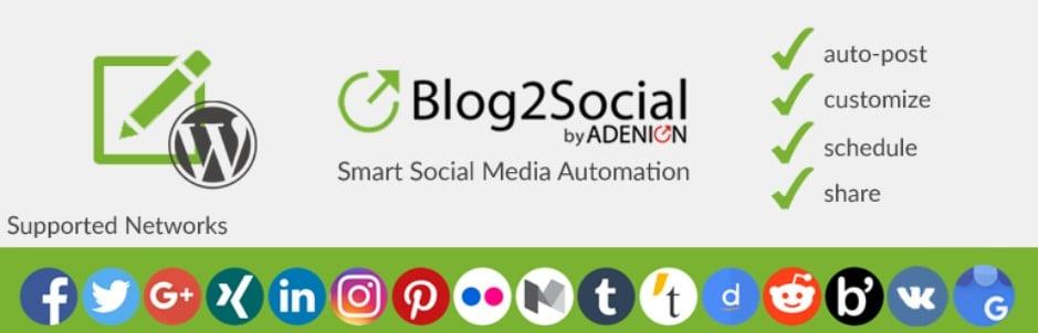 Blog2Social: Social Media Auto Post & Scheduler