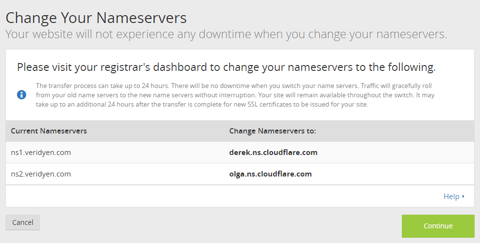 cloudflare dns değiştirme