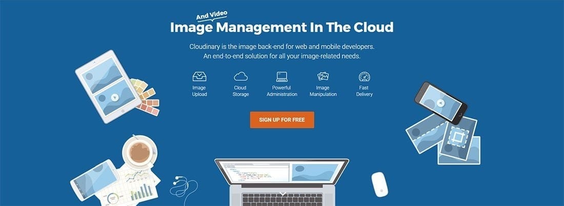Cloudinary resim servisi