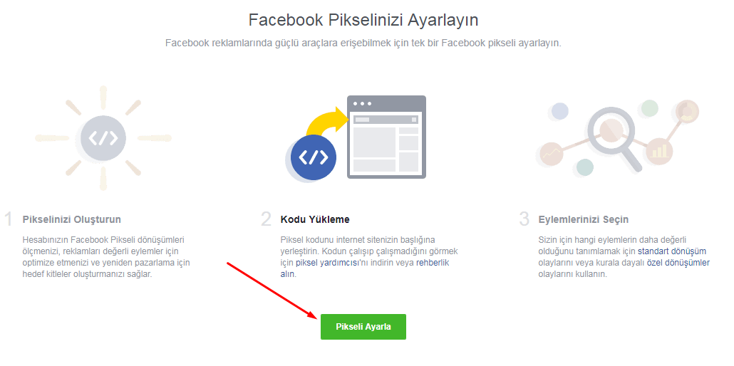 facebook piksel ayarlama