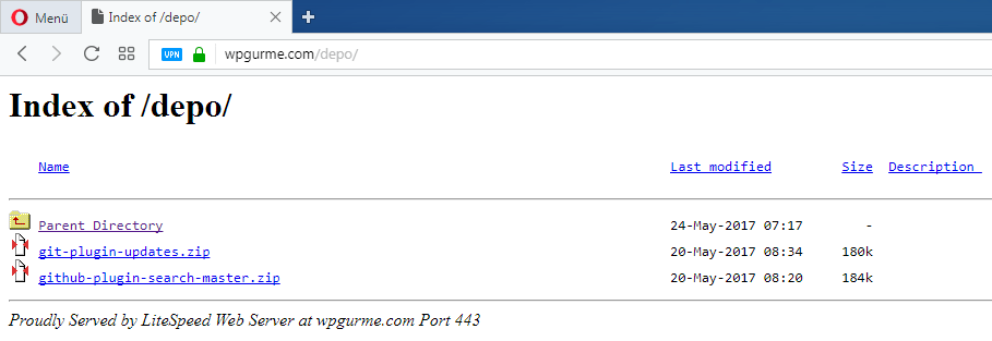 htaccess dizin gizleme
