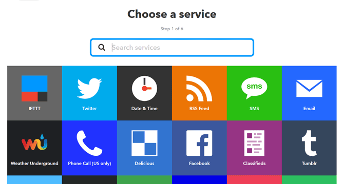 ifttt servisleri