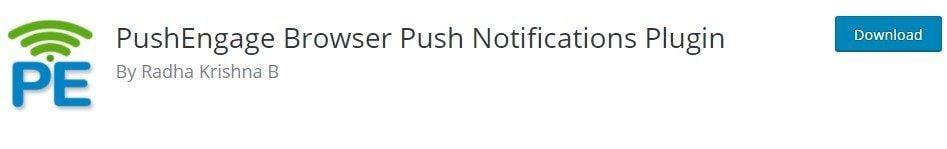PushEngage Browser Push Notifications Plugin