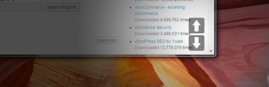wordpress eklentisi smooth page scroll updown buttons