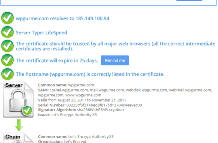 ssl sertifika testi