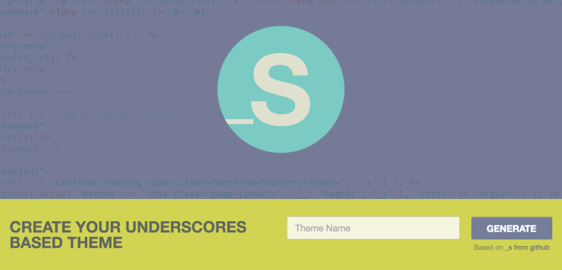 underscores wordpress tema