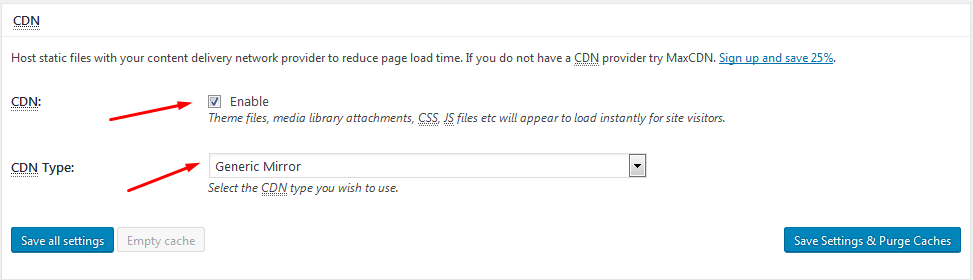 w3 total cache cdn kurulumu