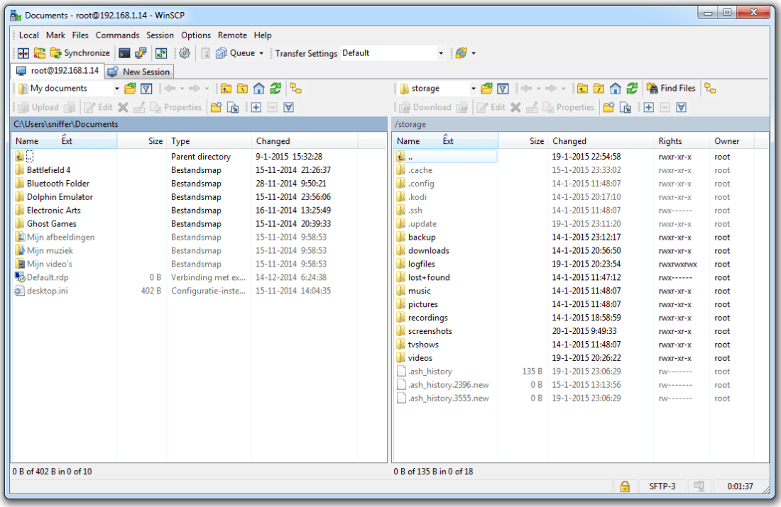winscp ftp programı