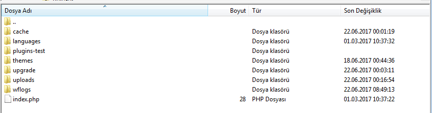 wordpress eklenti klasoru ismi degisti