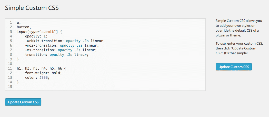wordpress-ozel-css-kaldırma