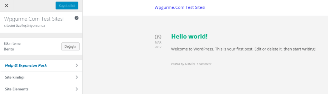 wordpress ozellestir