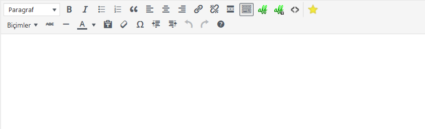 wordpress yazım ara&ccedil;ları