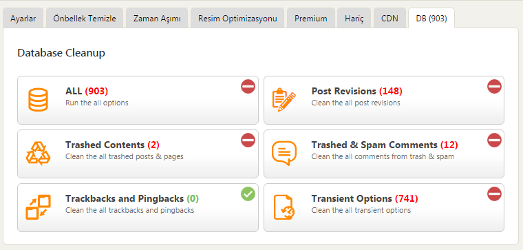 wp fastest cache db ucretli