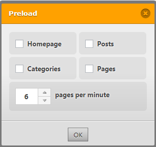 wp fastest cache onyukleme preload