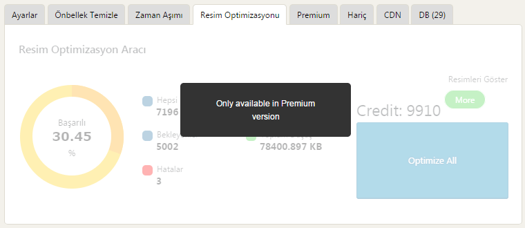 wp fastest cache resim sikistirma