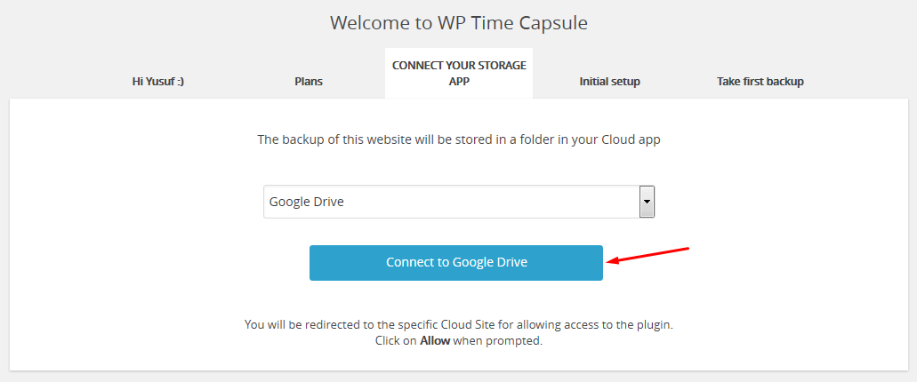 wp time capsule api bağlama