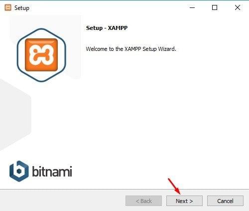 xampp kurulum arayüzü